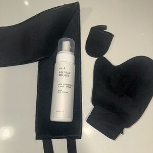 Privé Organic Self-Tan Mousse + 3-Piece Blending Mitt Set